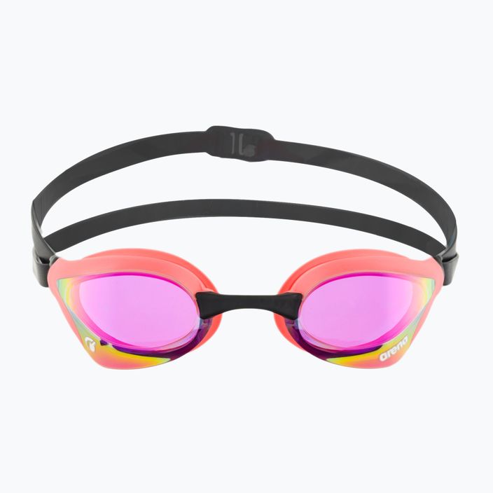 Arena plavecké brýle Cobra Core Swipe Mirror fialové/korálové 2
