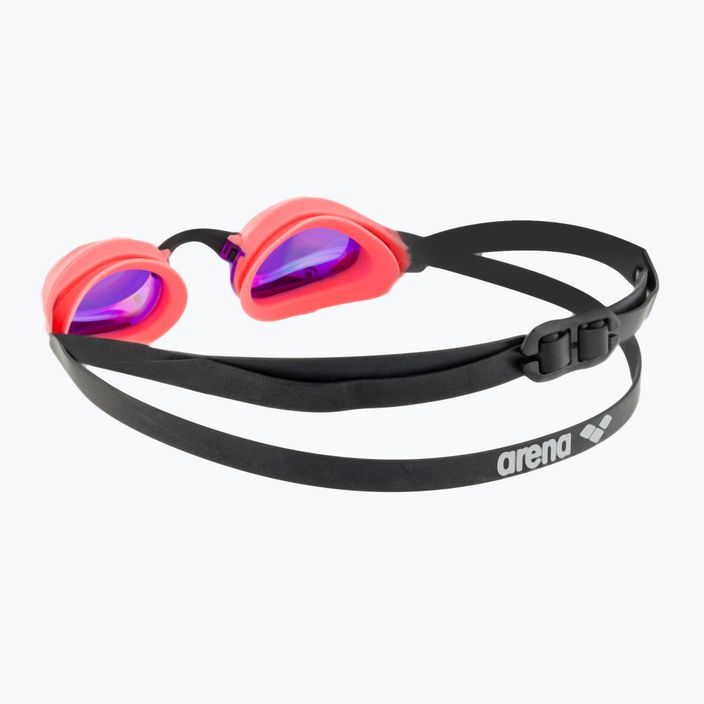 Arena plavecké brýle Cobra Core Swipe Mirror fialové/korálové 4