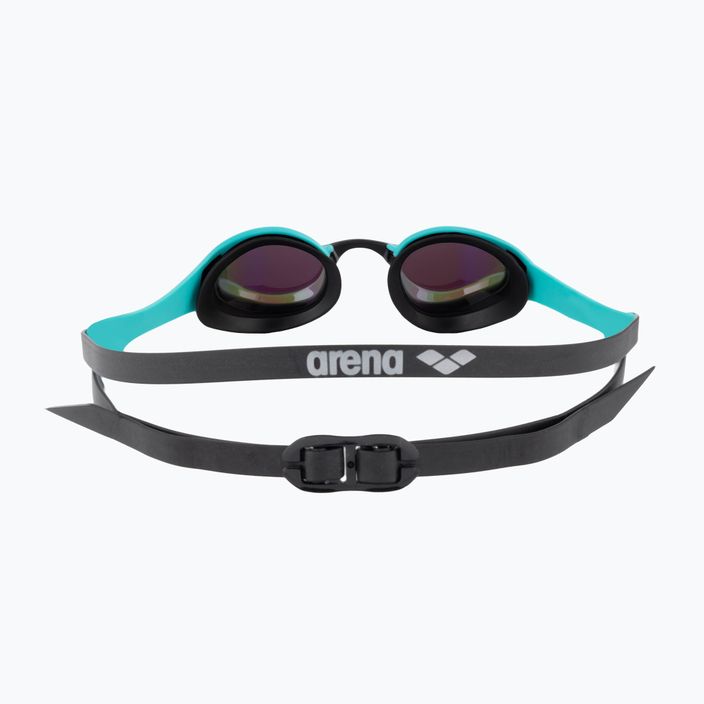 Plavecké brýle Arena Cobra Ultra Swipe Mirror smaragdové/páví 5