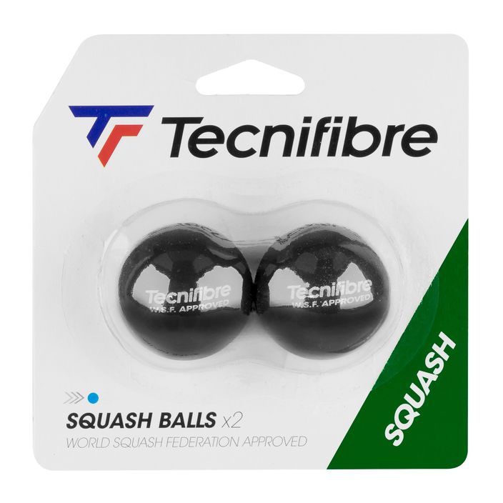 Tecnifibre squashové míčky sq Balls Red Dot 2p black 54BASQUBLU 2