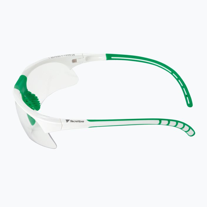 Brýle na squash Tecnifibre bílé/zelené 54SQGLWH21 4