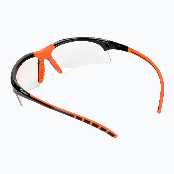Squashové brýle Tecnifibre černo-oranžové 54SQGLBK21 2