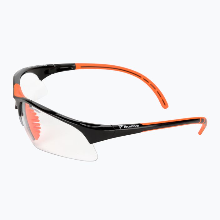 Squashové brýle Tecnifibre černo-oranžové 54SQGLBK21 5