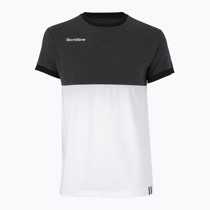 Tecnifibre Stretch bílo-černé dětské tenisové tričko 22F1ST F1 6