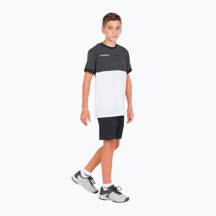 Tecnifibre Stretch bílo-černé dětské tenisové tričko 22F1ST F1 8