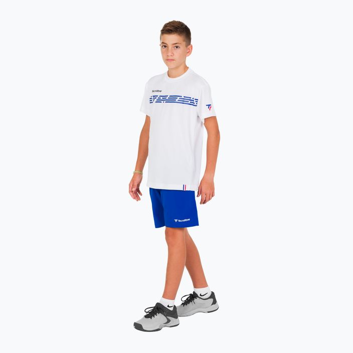 Dětské tenisové tričko Tecnifibre Airmesh white 22F2ST F2 8