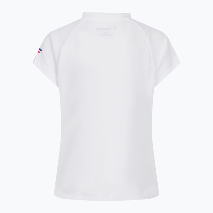 Tecnifibre F2 Airmesh dětské tenisové tričko bílé 22LAF2RO0B 2