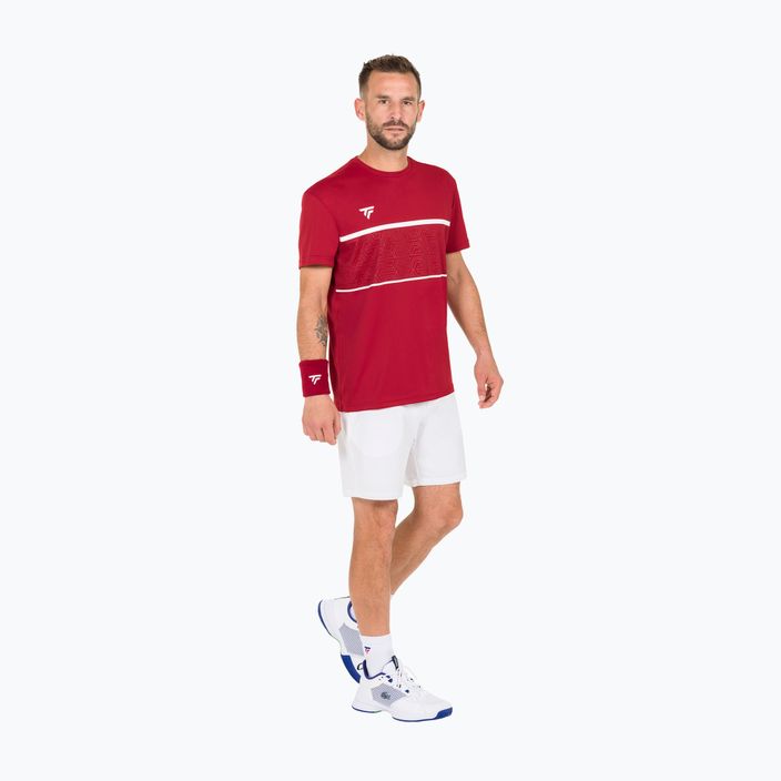 Pánské tenisové tričko Tecnifibre Team Tech Tee červené 22TETECR33