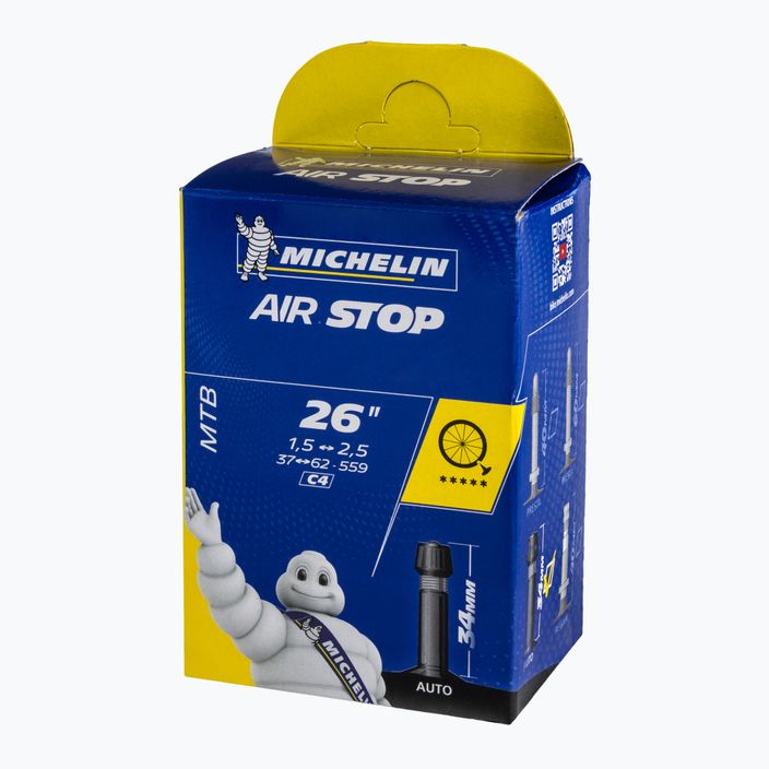 Michelin Air Stop Auto-Sv 34mm duše na kolo 125194 černá 00082289 2