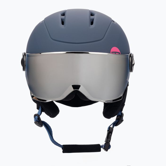 Dětské lyžařské helmy Rossignol Whoopee Visor Impacts blue/pink/orange/silver 2