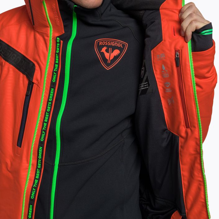 Pánská lyžařská bunda Rossignol Hero Aile Jkt neon red 14