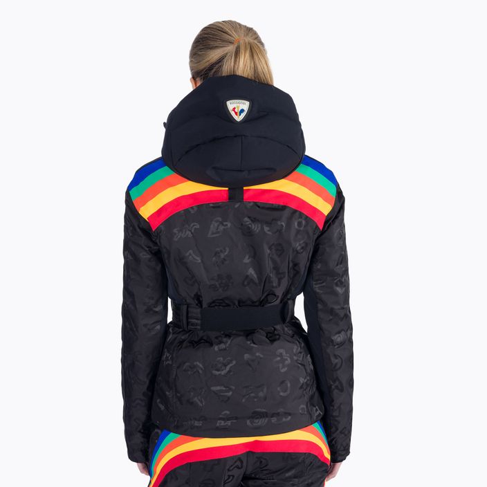 Dámská lyžařská bunda Rossignol W Rainbow black 4