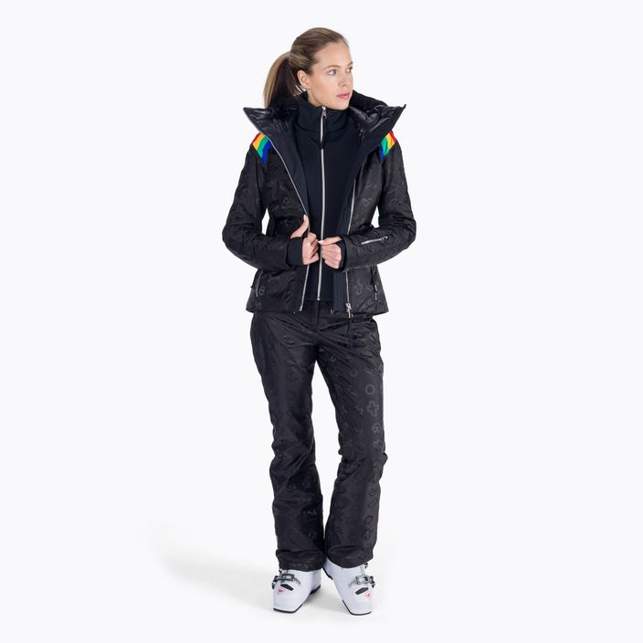 Dámské lyžařské kalhoty Rossignol Rainbow black 2