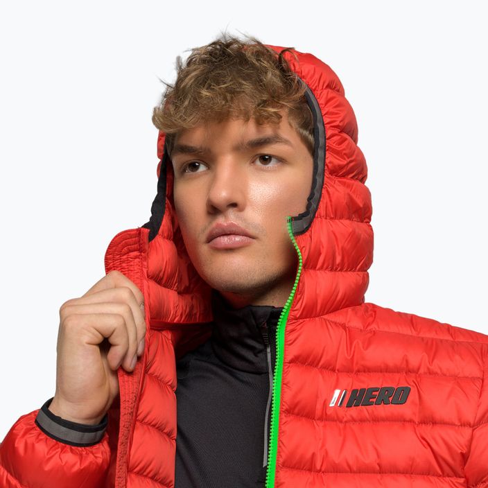 Pánská lyžařská bunda Rossignol Verglas Hero Hood neon red 11