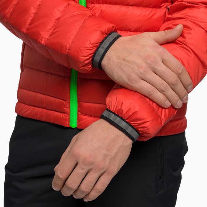 Pánská lyžařská bunda Rossignol Verglas Hero Hood neon red 7