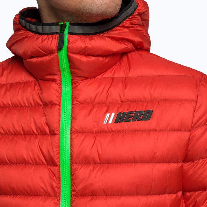 Pánská lyžařská bunda Rossignol Verglas Hero Hood neon red 9