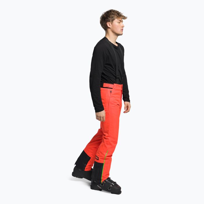 Pánské lyžařské kalhoty Rossignol Hero Ski neon red 3