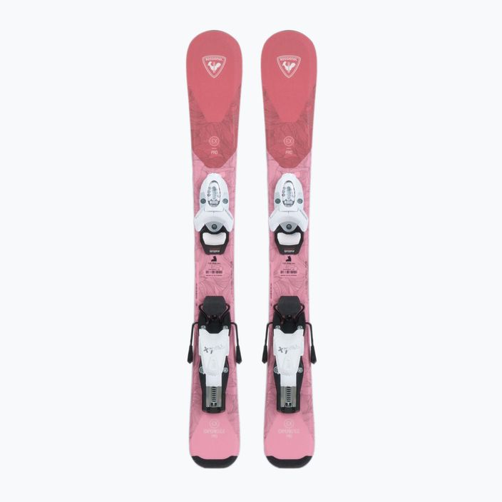 Dětské sjezdové lyže Rossignol Experience 80 W Pro + Kid4 pink