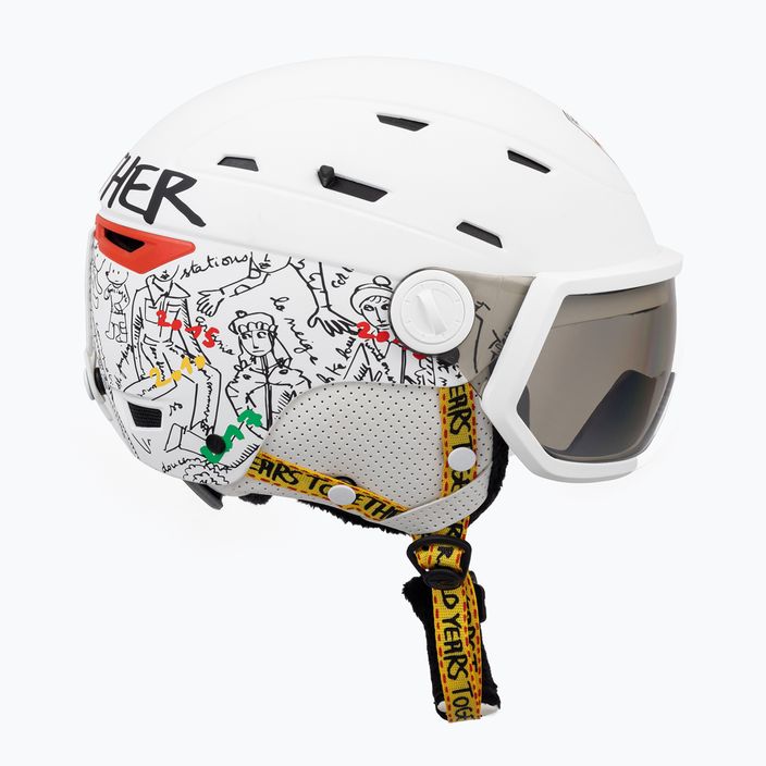 Dámská lyžařská helma Rossignol Allspeed Visor Imp Photo grey 3