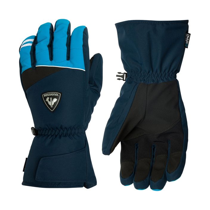 Pánské lyžařské rukavice Rossignol Tech Impr blue 2