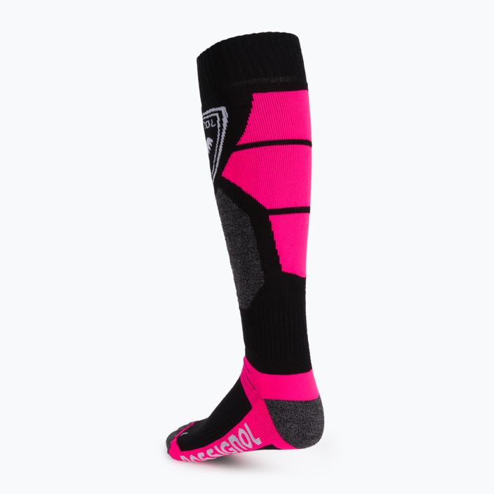 Dámské lyžařské ponožky Rossignol L3 W Premium Wool fluo pink 2