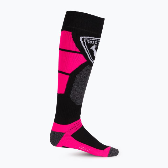 Dámské lyžařské ponožky Rossignol L3 W Premium Wool fluo pink 3