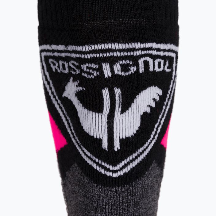 Dámské lyžařské ponožky Rossignol L3 W Premium Wool fluo pink 4