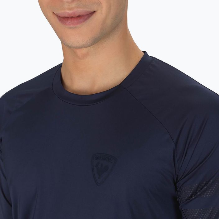 Pánské trekové tričko s dlouhým rukávem Rossignol SKPR dark navy 5