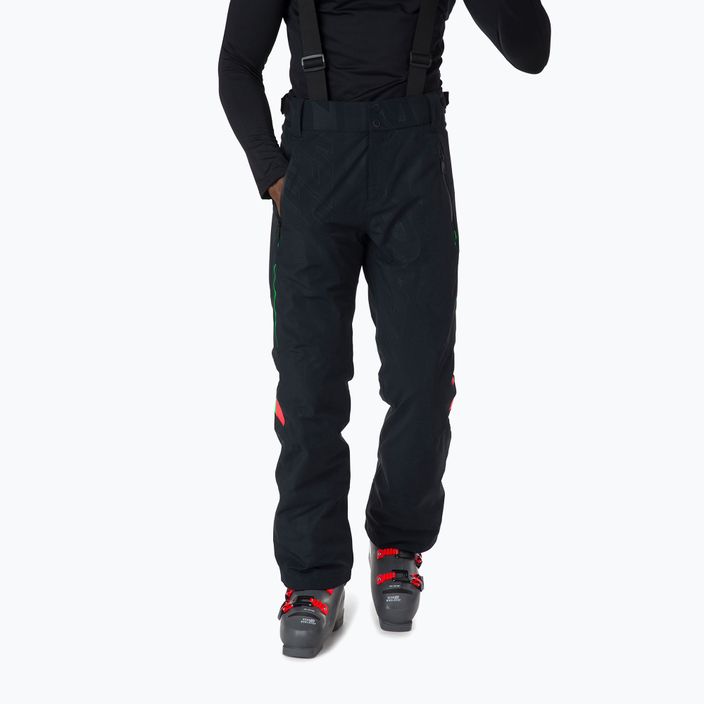 Pánské lyžařské kalhoty Rossignol Hero Course black/red