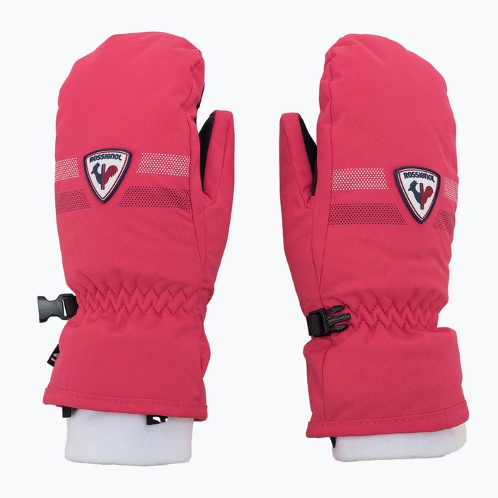 Dětské lyžařské rukavice Rossignol Roc Impr M pink 3