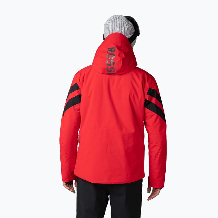 Pánská sportovní lyžařská bunda Rossignol Controle červená 2