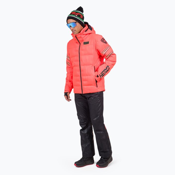 Pánská lyžařská bunda Rossignol Hero Depart neon red 2