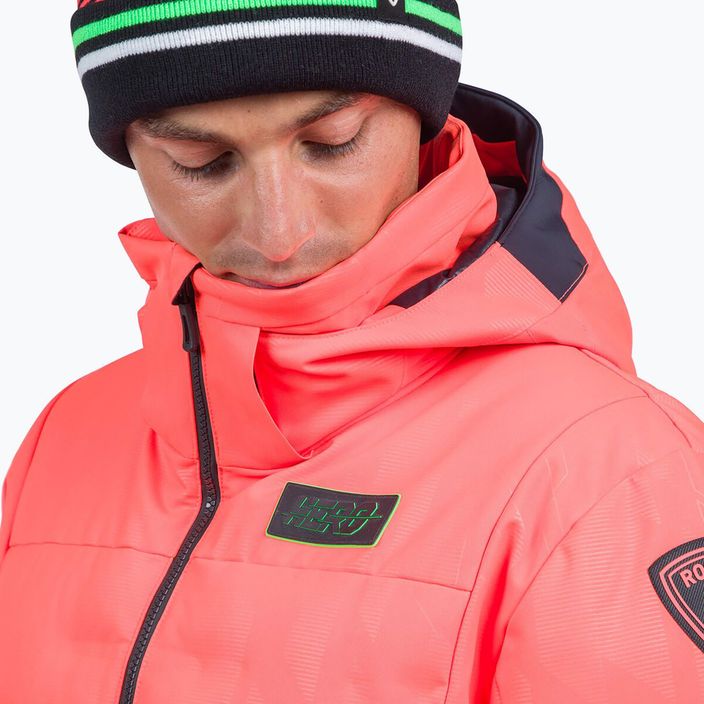 Pánská lyžařská bunda Rossignol Hero Depart neon red 12
