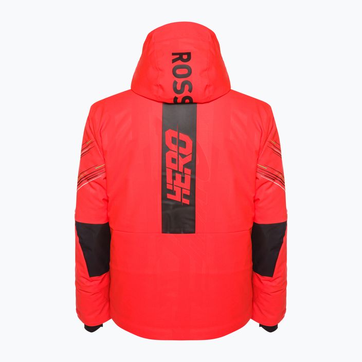 Pánská lyžařská bunda Rossignol Hero All Speed neon red 17