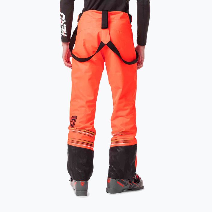 Pánské lyžařské kalhoty Rossignol Hero neon red 3