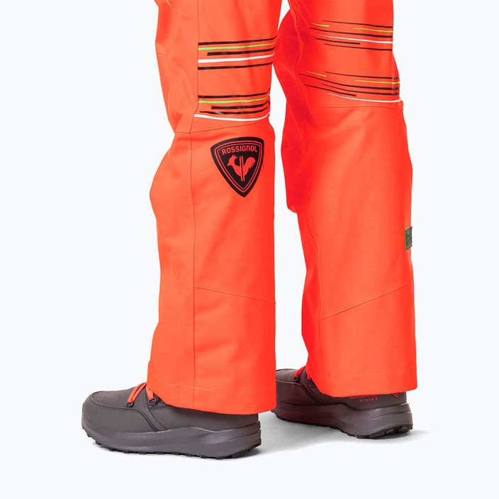 Pánské lyžařské kalhoty Rossignol Hero neon red 8