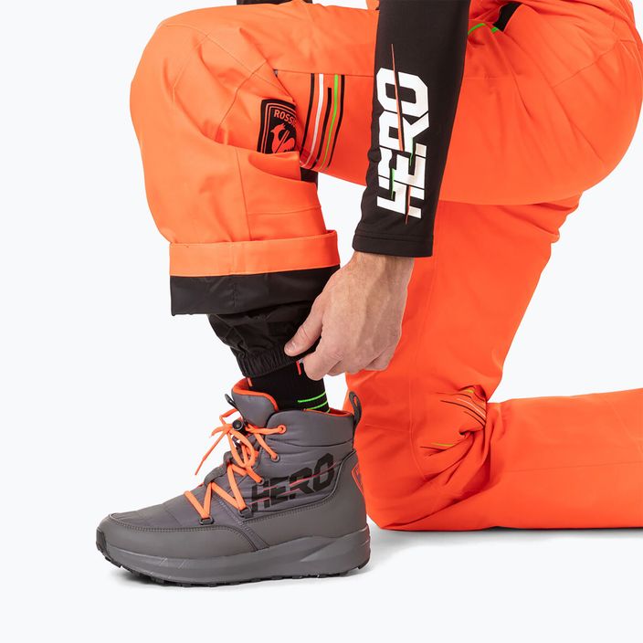 Pánské lyžařské kalhoty Rossignol Hero neon red 9