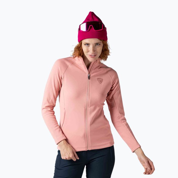 Dámská lyžařská mikina Rossignol Classique Clim cooper pink