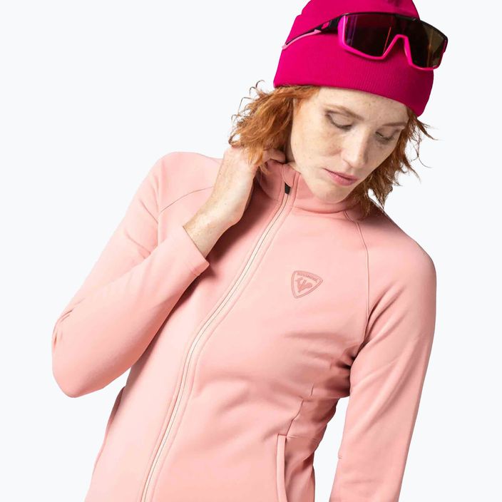 Dámská lyžařská mikina Rossignol Classique Clim cooper pink 5