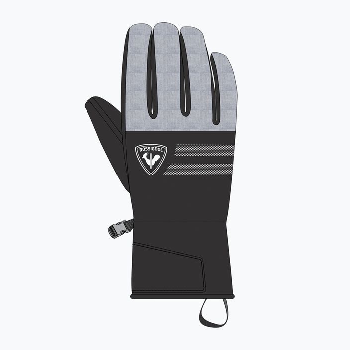 Rossignol pánské lyžařské rukavice Perf heather grey 5