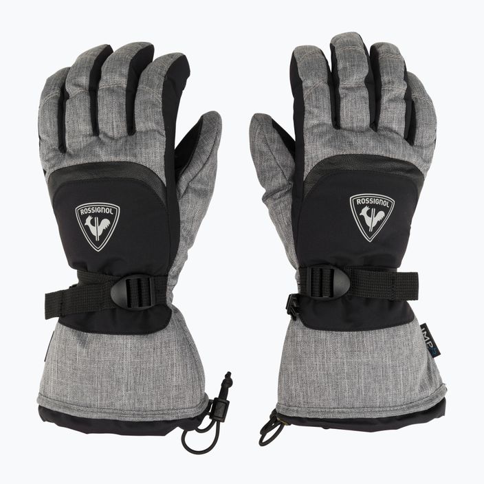 Rossignol Type Impr G heather grey pánské lyžařské rukavice 3
