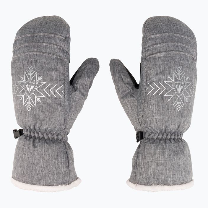 Dámské lyžařské rukavice Rossignol Perfy M heather grey 3