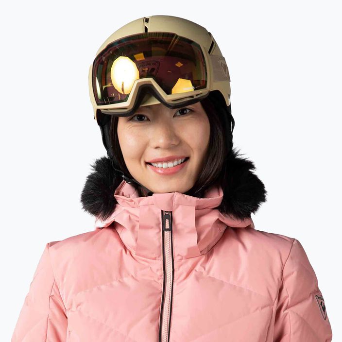 Dámská lyžařská bunda Rossignol Staci pastelově růžová 5