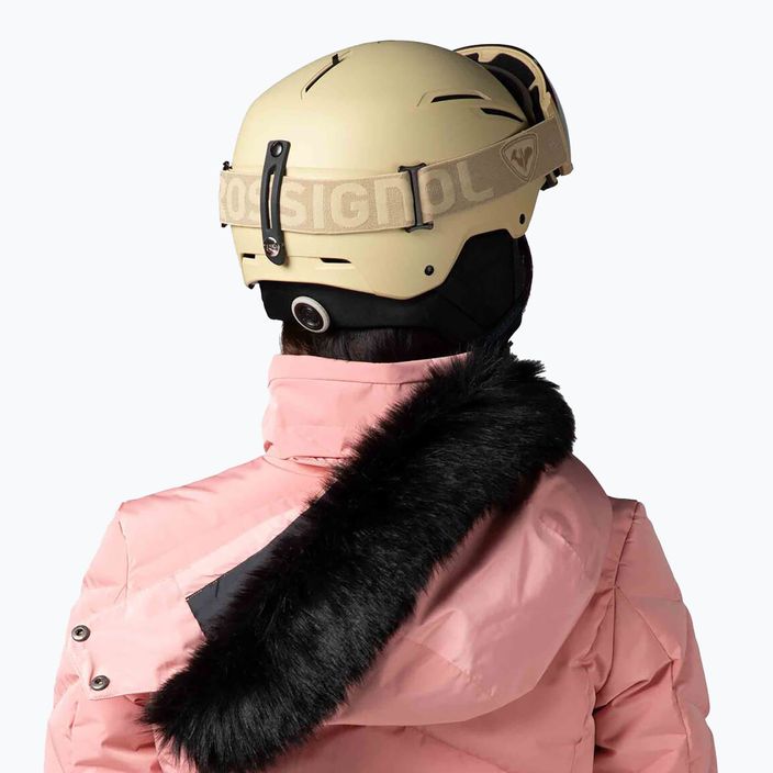 Dámská lyžařská bunda Rossignol Staci pastelově růžová 8