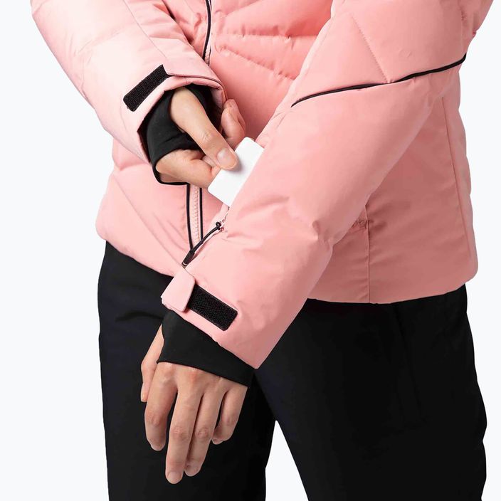 Dámská lyžařská bunda Rossignol Staci pastelově růžová 9