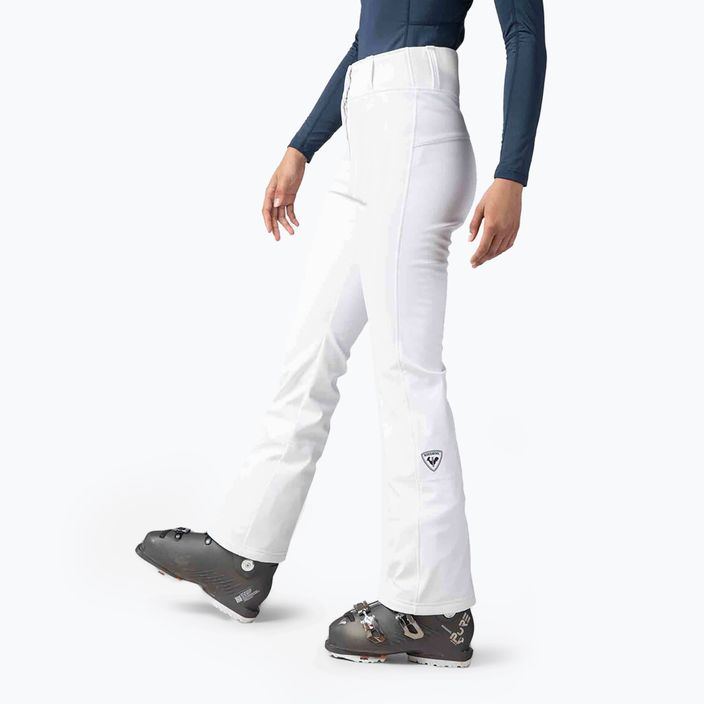 Dámské lyžařské kalhoty Rossignol Ski Softshell bílé 3