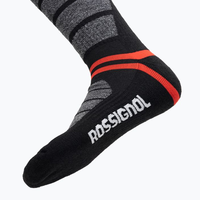 Pánské sportovní červené lyžařské ponožky Rossignol L3 Premium Wool 3