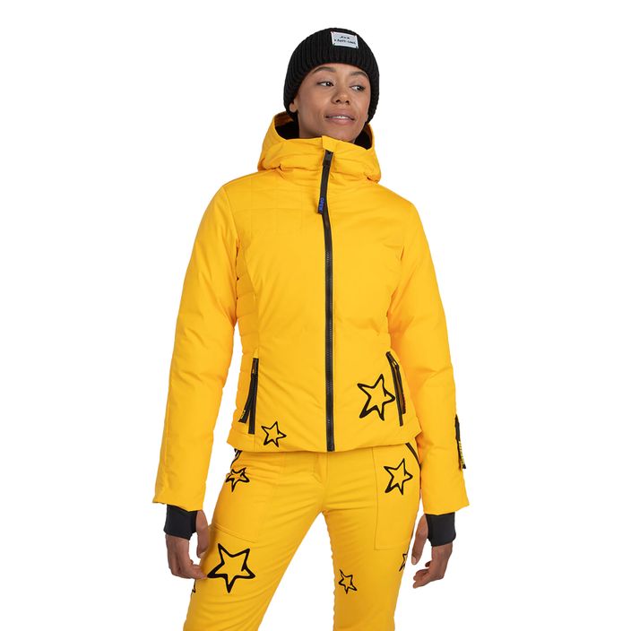Dámská lyžařská bunda Rossignol Stellar Down žlutá
