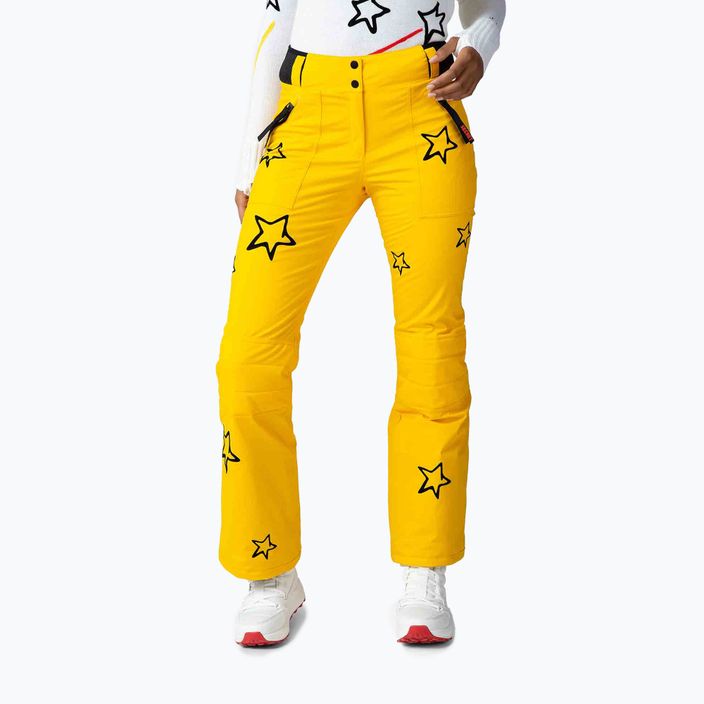Dámské lyžařské kalhoty Rossignol Stellar yellow