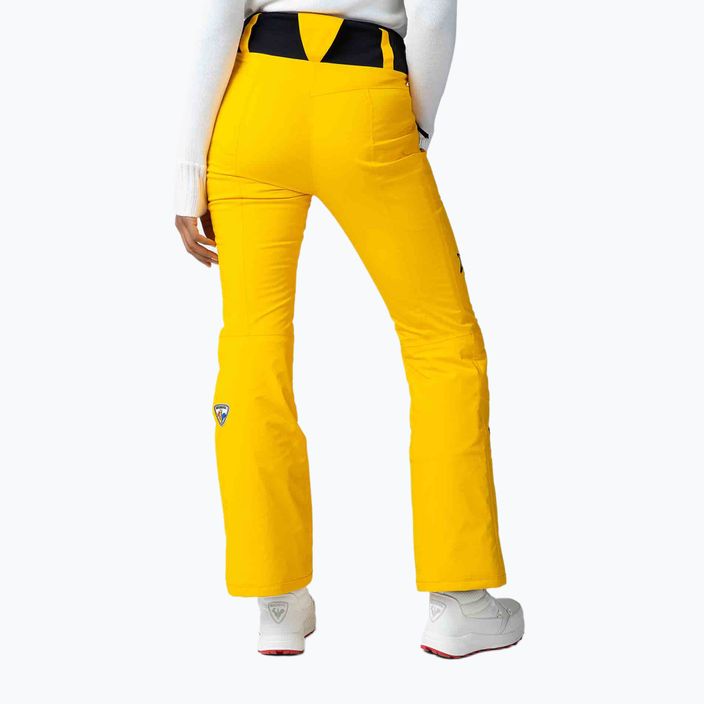 Dámské lyžařské kalhoty Rossignol Stellar yellow 2